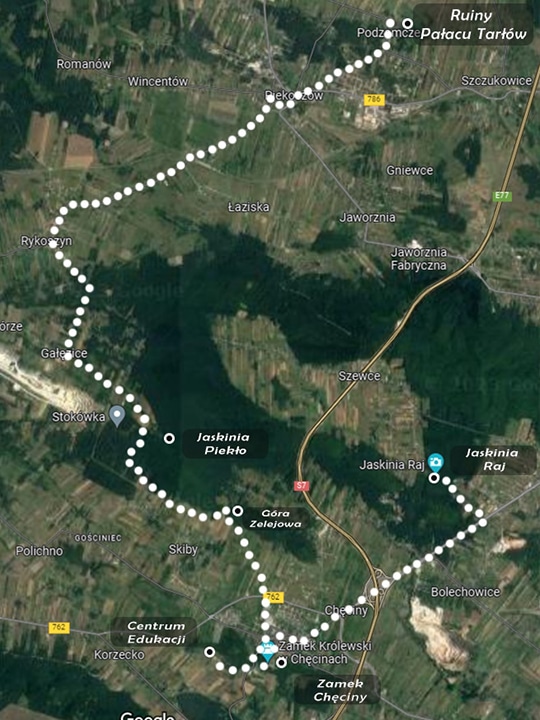 Trajką po mapie - Świętokrzyskie skarby